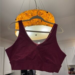 All in Motion Deep Red Sports Bra